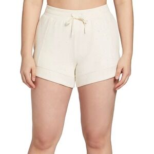 DSG Women's Sport Fleece Shorts Bright Sand‎ Multi Speckled Size Large NWT